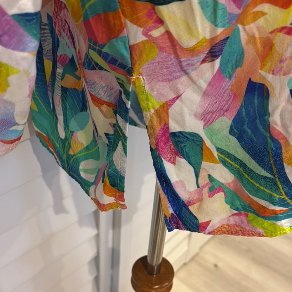 La Blanca Multicolor Floral Swim Coverup - Picture 4 of 8